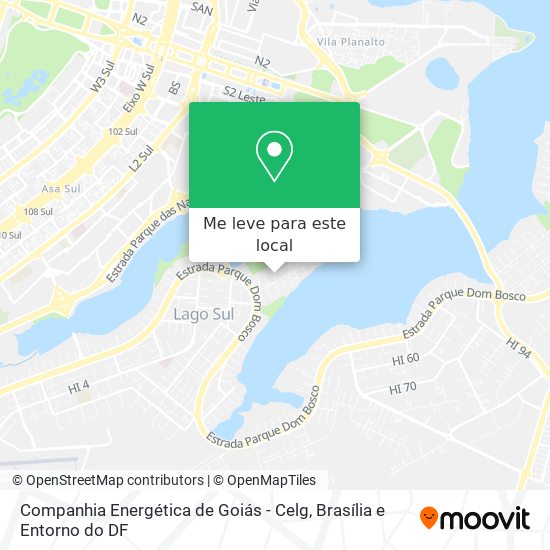 Companhia Energética de Goiás - Celg mapa