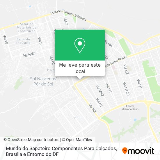 Mundo do Sapateiro Componentes Para Calçados mapa