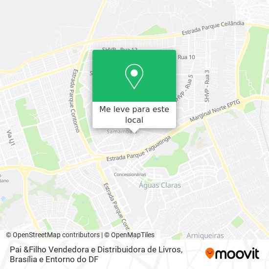 Pai &Filho Vendedora e Distribuidora de Livros mapa