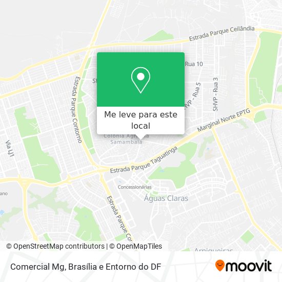 Comercial Mg mapa