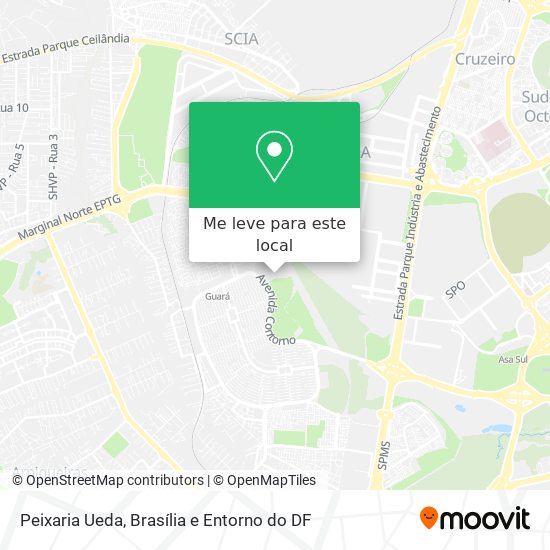 Peixaria Ueda mapa