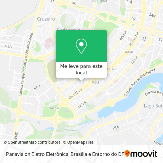 Panavision Eletro Eletrônica mapa