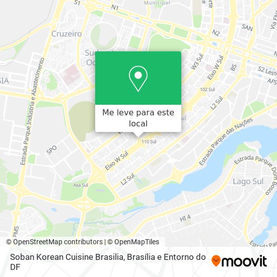 Soban Korean Cuisine Brasilia mapa