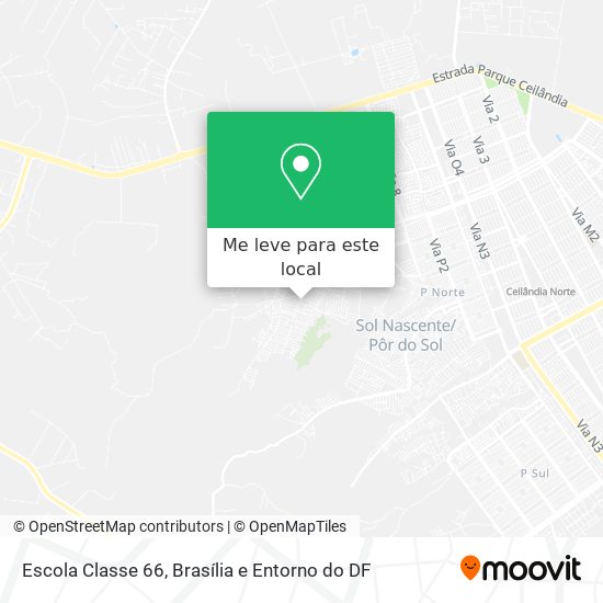 Escola Classe 66 mapa