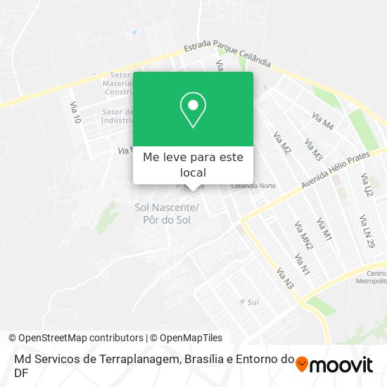 Md Servicos de Terraplanagem mapa