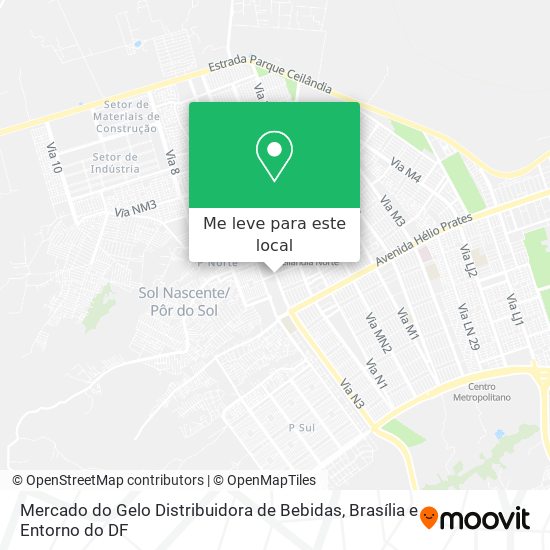 Mercado do Gelo Distribuidora de Bebidas mapa