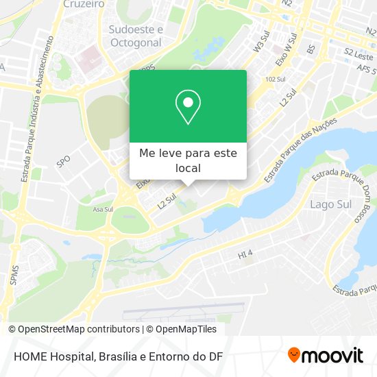 HOME Hospital mapa