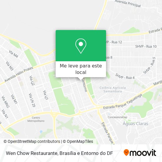 Wen Chow Restaurante mapa