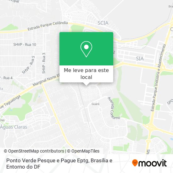 Ponto Verde Pesque e Pague Eptg mapa