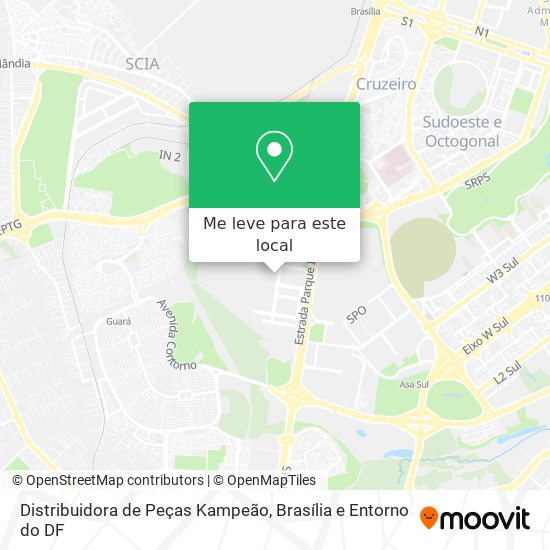 Distribuidora de Peças Kampeão mapa
