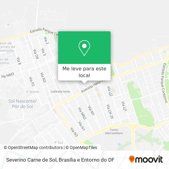 Severino Carne de Sol mapa