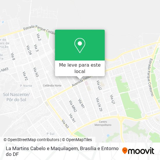 La Martins Cabelo e Maquilagem mapa