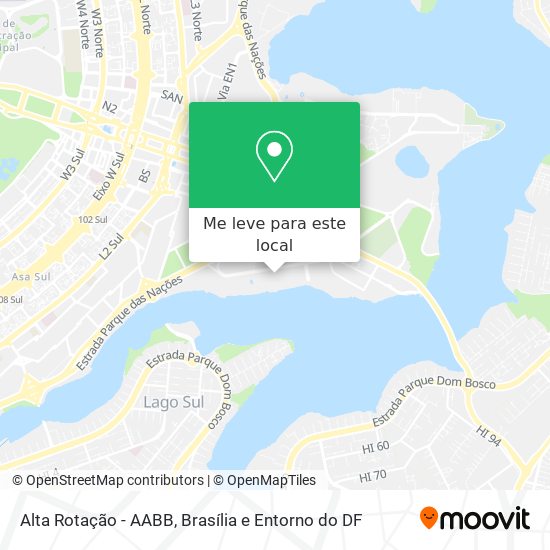 Alta Rotação - AABB mapa