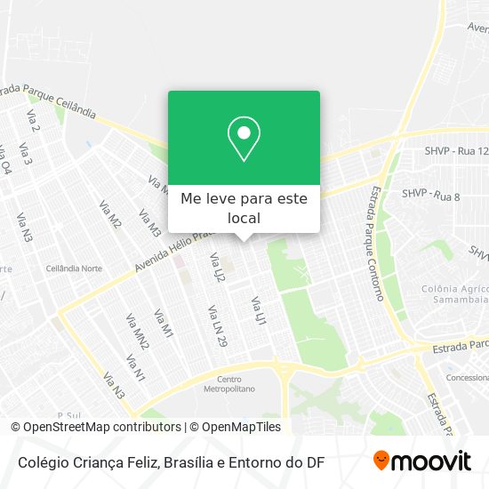 Colégio Criança Feliz mapa