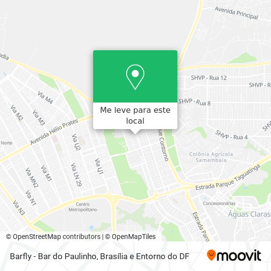 Barfly - Bar do Paulinho mapa