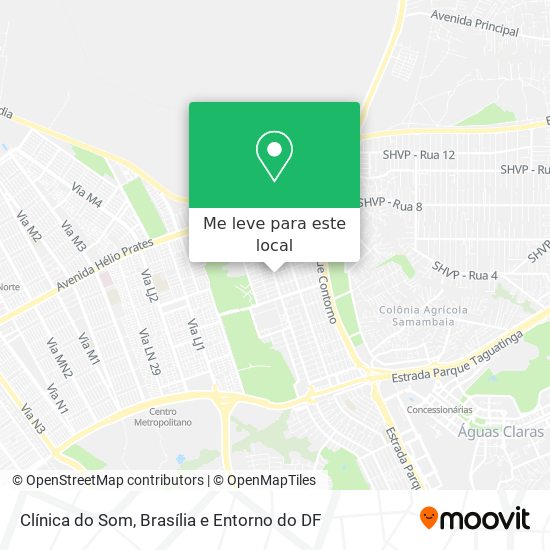 Clínica do Som mapa