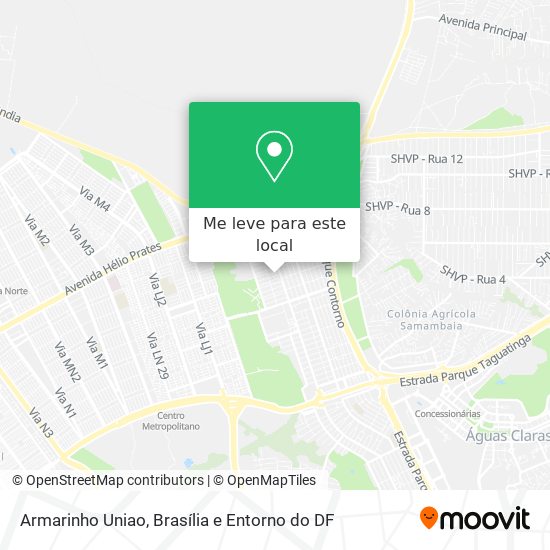 Armarinho Uniao mapa