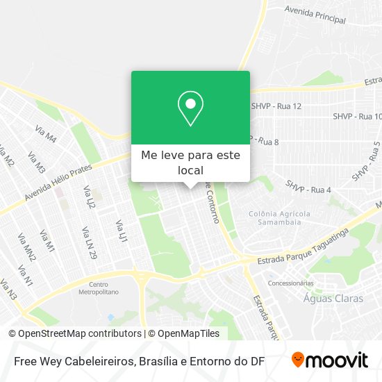 Free Wey Cabeleireiros mapa