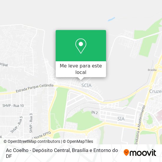 Ac Coelho - Depósito Central mapa