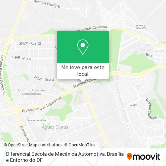 Diferencial Escola de Mecânica Automotiva mapa