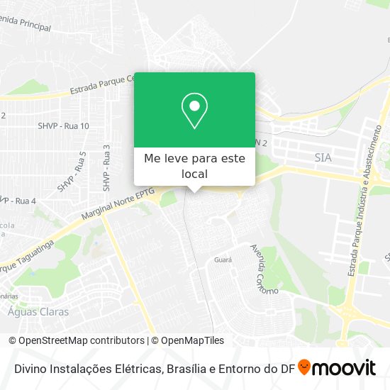 Divino Instalações Elétricas mapa