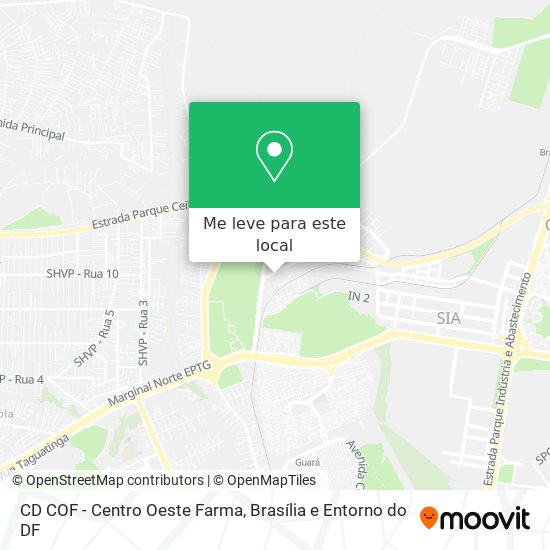 CD COF - Centro Oeste Farma mapa