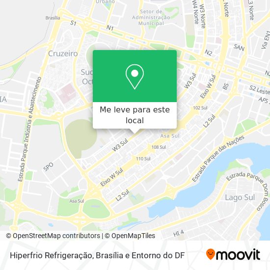 Hiperfrio Refrigeração mapa