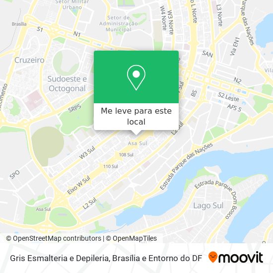 Gris Esmalteria e Depileria mapa