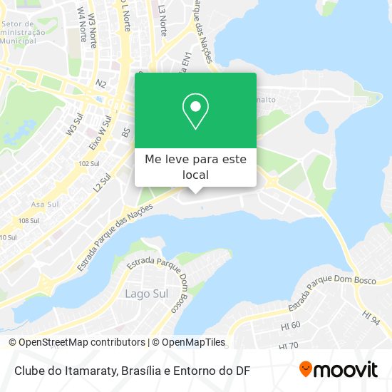 Clube do Itamaraty mapa