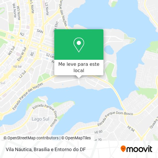 Vila Náutica mapa