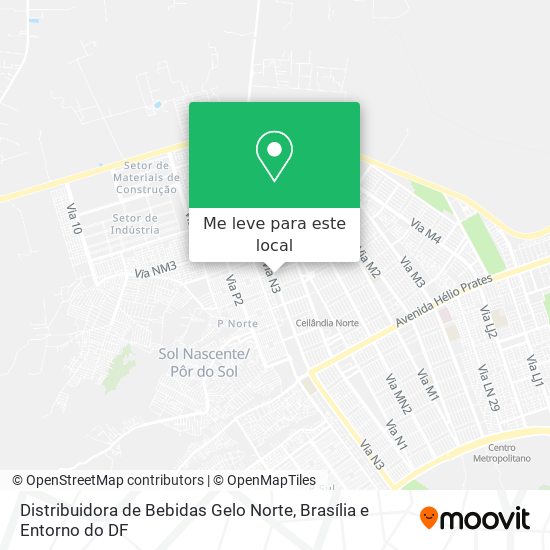 Distribuidora de Bebidas Gelo Norte mapa