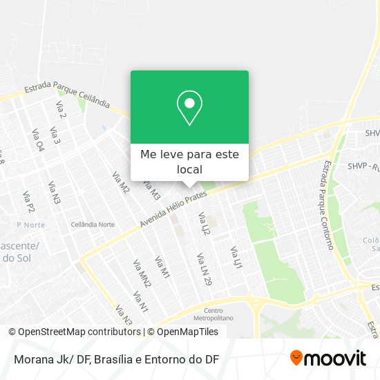Morana Jk/ DF mapa