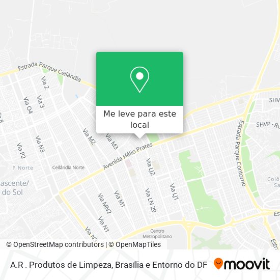 A.R . Produtos de Limpeza mapa