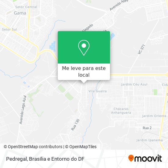 Pedregal mapa