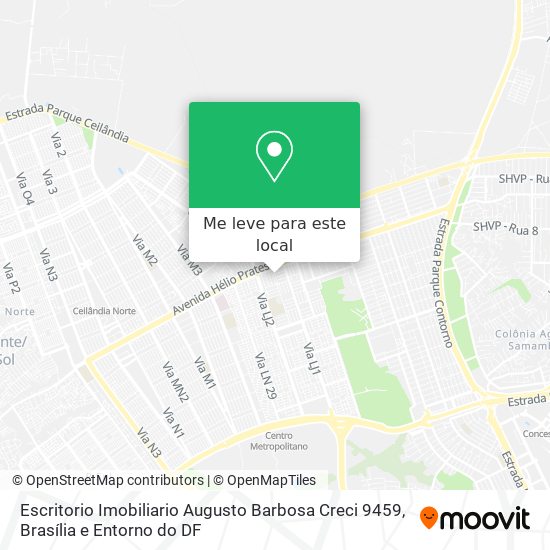 Escritorio Imobiliario Augusto Barbosa Creci 9459 mapa