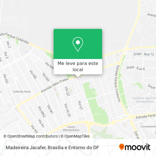 Madeireira Jacafer mapa