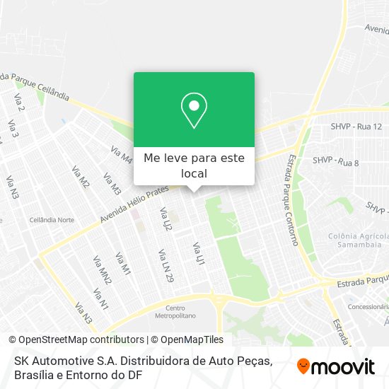SK Automotive S.A. Distribuidora de Auto Peças mapa