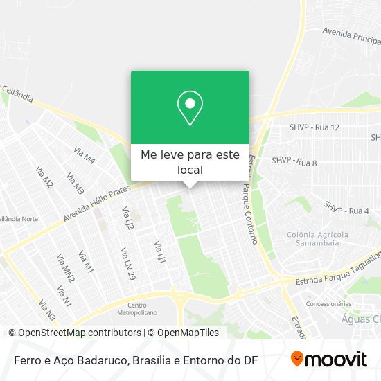 Ferro e Aço Badaruco mapa