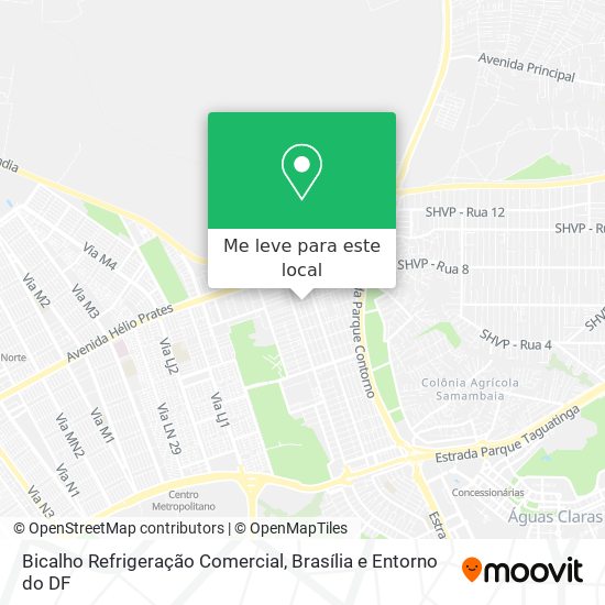 Bicalho Refrigeração Comercial mapa