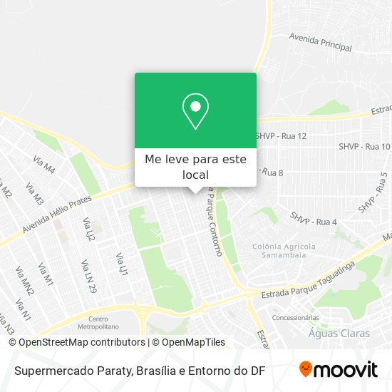 Supermercado Paraty mapa