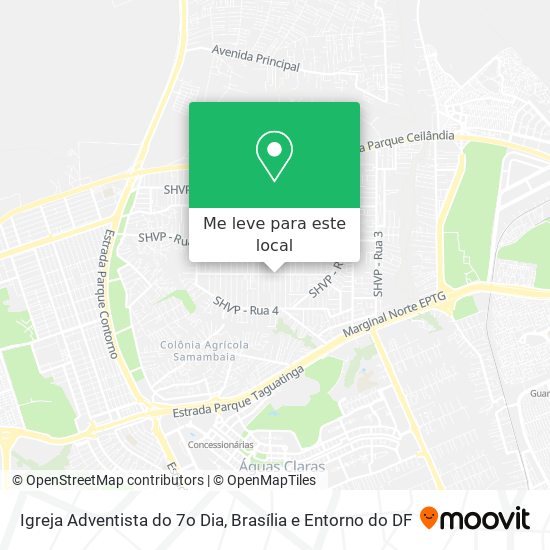 Igreja Adventista do 7o Dia mapa