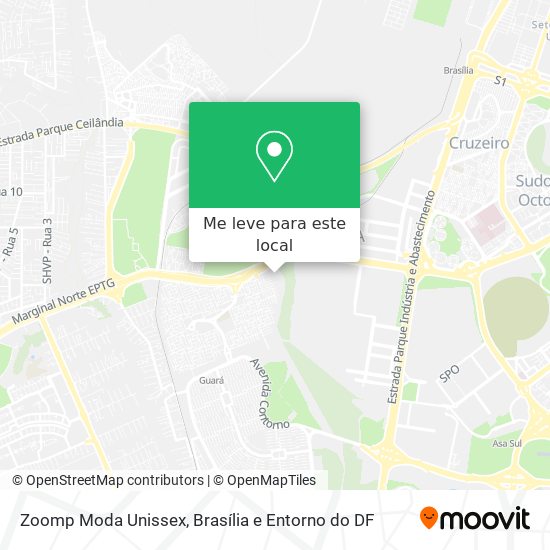 Zoomp Moda Unissex mapa