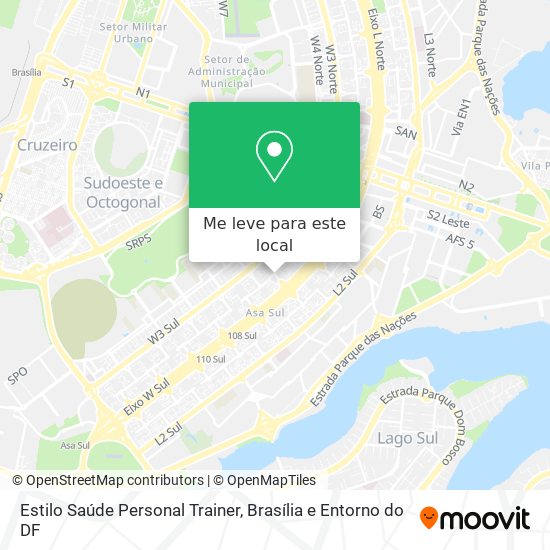 Estilo Saúde Personal Trainer mapa