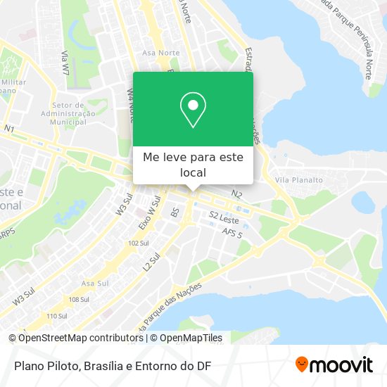 Plano Piloto mapa