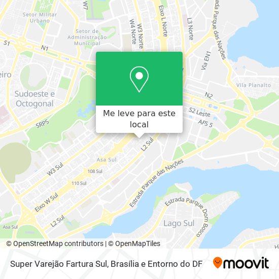 Super Varejão Fartura Sul mapa