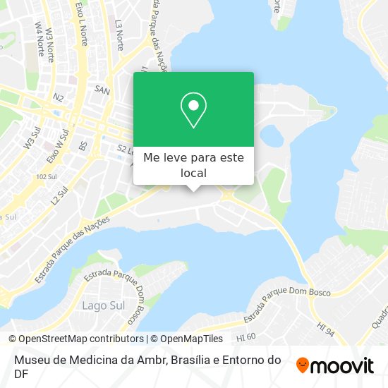 Museu de Medicina da Ambr mapa
