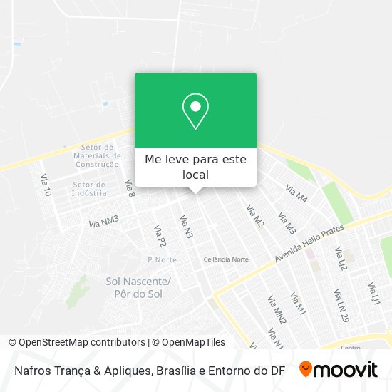 Nafros Trança & Apliques mapa