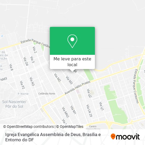 Igreja Evangélica Assembléia de Deus mapa