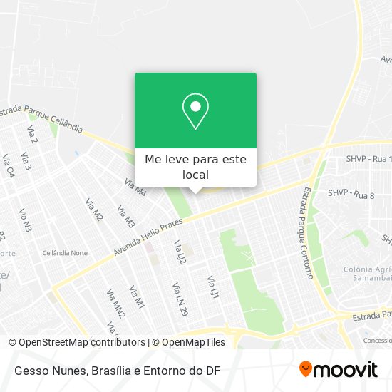 Gesso Nunes mapa