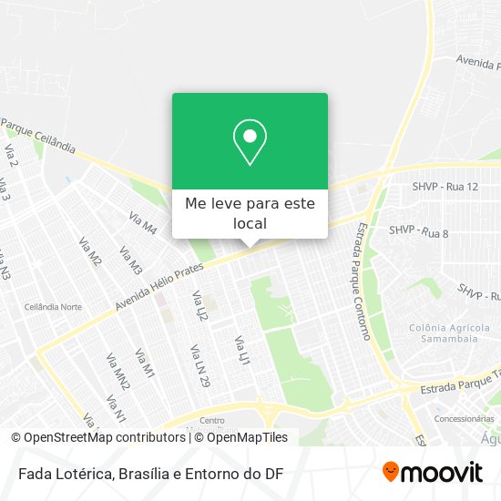 Fada Lotérica mapa